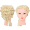 Główka głowa treningowa fryzjerska naturalne włosy blond