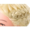 Główka głowa treningowa fryzjerska naturalne włosy blond