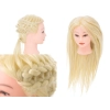 Główka głowa treningowa fryzjerska naturalne włosy blond