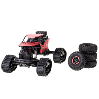 Samochód zdalnie sterowany na pilota RC Rock Crawler 4x4 LHC012 auto 2w1 czerwony