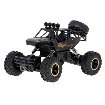 Samochód zdalnie sterowany na pilota RC Rock Crawler 1:12 4WD METAL czarny