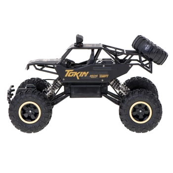 Samochód zdalnie sterowany na pilota RC Rock Crawler 1:12 4WD METAL czarny