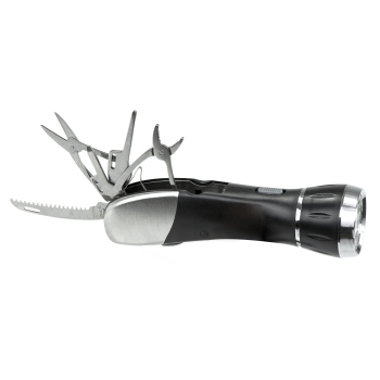 Niezbędnik kierowcy Multitool 8w1 + latarka scyzoryk