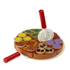 Pizza drewniany zestaw do zabawy z akcesoriami 20cm