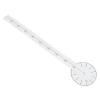 Zegar ścienny naklejany DIY regulowany duży 80-120cm czarny 4 cyfry