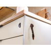 Zabezpieczenie szafek blokada szuflad drzwi lodówki zatrzask brąz