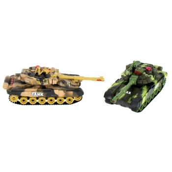 Czołgi zdalnie sterowane na pilota RC War Tank 9993 2,4GHz zestaw 2 sztuk