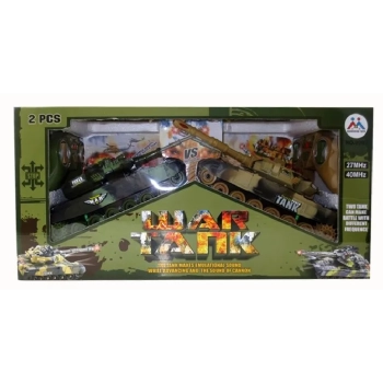 Czołgi zdalnie sterowane na pilota RC War Tank 9993 2,4GHz zestaw 2 sztuk