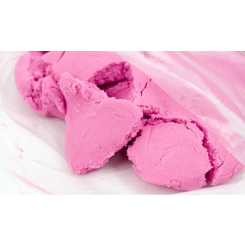 Piasek kinetyczny 1kg w woreczku różowy