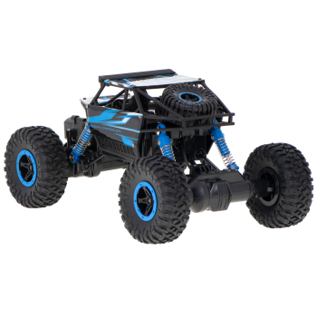 Samochód zdalnie sterowany na pilota RC Rock Crawler HB 2,4GHz 1:18 niebieski