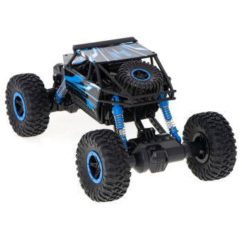 Samochód zdalnie sterowany na pilota RC Rock Crawler HB 2,4GHz 1:18 niebieski