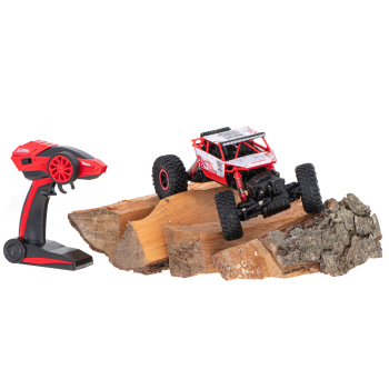 Samochód zdalnie sterowany na pilota RC Rock Crawler HB 2,4GHz 1:18 czerwony