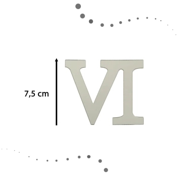 Zegar Ścienny naklejany DIY regulowany rzymski srebrny 130cm