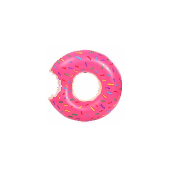 Koło do pływania dmuchane Donut różowe 50cm max 20kg 3-6lat