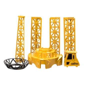 Dźwig Żuraw budowlany zdalnie sterowany RC z hakiem 4CH 128cm