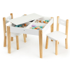 Stół stolik z dwoma krzesłami zestaw mebli dla dzieci ECOTOYS