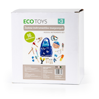 Zestaw muzyczny 16 instrumentów + torba ECOTOYS