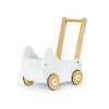 Drewniany wózek dla lalek pchacz chodzik ECOTOYS