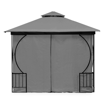 Namiot pawilon ogrodowy 2w1 ścianki moskitiera 3x3