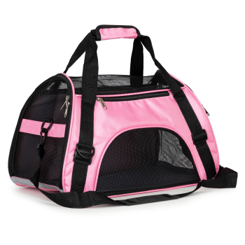 Transporter podróżny torba dla zwierząt kota psa różowy