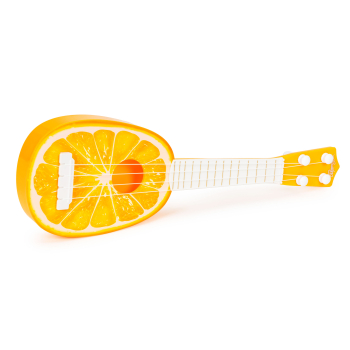 Ukulele gitara dla dzieci cztery struny pomarańcz