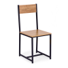 Zestaw komplet mebli stolik 2 krzesła metal MDF