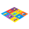 Mata piankowa dla dzieci pojazdy puzzle 9 elementów 86x86cm IPLAY