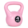 Kettlebell kettle 4 kg do ćwiczeń hantla kula odważnik obciążenie ciężar fitness różowy ModernHome