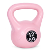 Kettlebell kettle 12 kg do ćwiczeń hantla kula odważnik obciążenie ciężar fitness różowy ModernHome