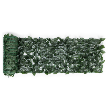 Sztuczny bluszcz żywopłot 3 szt. 500x150 cm zielona osłona na balkon maskująca