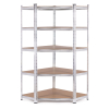 Regał magazynowy narożny 180x90x40 cm stal galwanizowana 5 półek 875 kg ModernHome