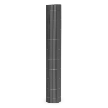 Dwustronna mata bambusowa 100x500 cm na balkon taras ogrodzenie antracyt MultiGarden
