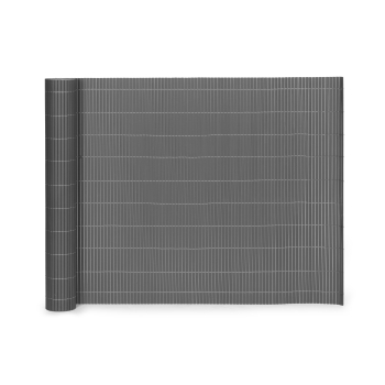 Dwustronna mata bambusowa 100x500 cm na balkon taras ogrodzenie antracyt MultiGarden