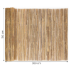 Dwustronna mata bambusowa 150x300 cm na balkon taras ogrodzenie naturalna MultiGarden