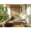 Dwustronna mata bambusowa 150x500 cm na balkon taras ogrodzenie naturalna MultiGarden