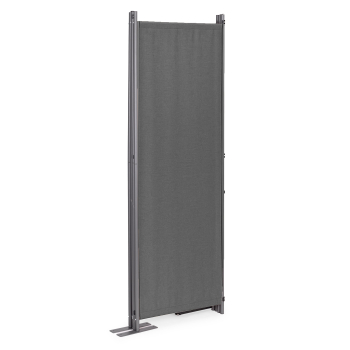 Składany parawan ogrodowy pokojowy 4-panelowy 167x216 cm szary MultiGarden