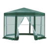 Namiot pawilon ogrodowy handlowy 2x2x2 m z moskitierą