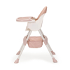 Fotelik krzesełko do karmienia 2w1 pasy 5 punktowe ECOTOYS pink