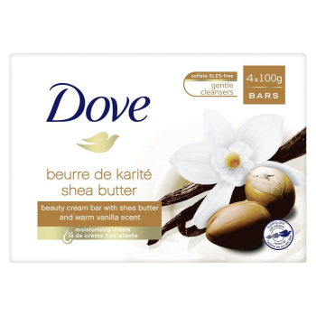 Dove Shea Butter Mydło 4 x100 g