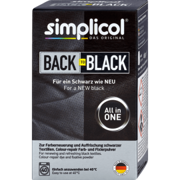 Simplicol Back to Black Barwnik do Tkanin 400 g