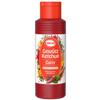 Hela Curry Gewürz Ketchup Leicht Scharf 300 ml