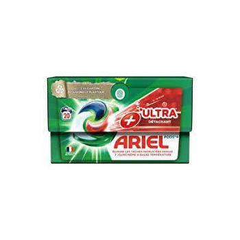 Ariel Ultra + Kapsułki do Prania 20 szt.