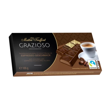 MaitreTruffout Grazioso Czekoladki z Nadzieniem Espresso 100 g