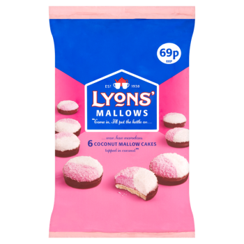 Lyons Coconut Mallows 125 g