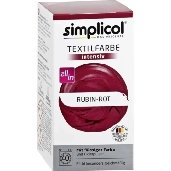 Simplicol Intensiv Barwnik do Tkanin Rubin-Rot Rubinowoczerwony