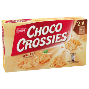 Choco Crossies White 2×75g