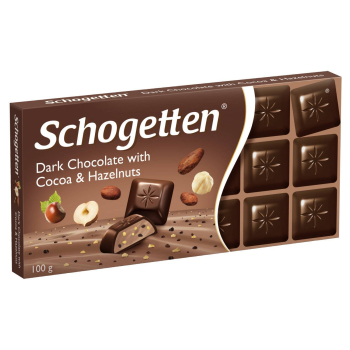 Schogetten Schokolade Zartbitter Kakao & Haselnuss 100 g
