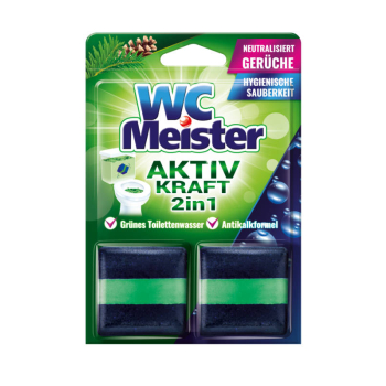 WC Meister Aktiv Kraft 2 in 1 Grunes 2x 50 g
