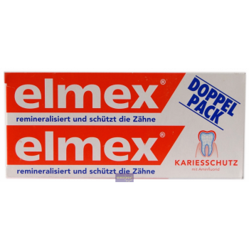 Elmex przeciw próchnicy pasta do zębów 2 x 75 ml