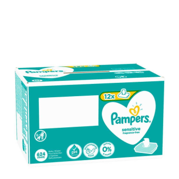 Pampers chusteczki nawilżone sensitive 624 szt.